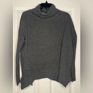 Allison Joy - Grey Turtleneck Sweater - Size: XL